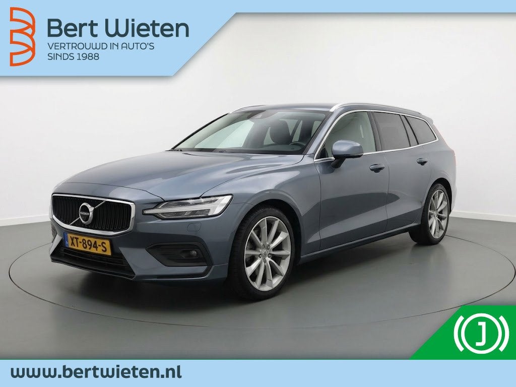 Volvo V60 2.0 T5 Momentum | Geen import | Comfort stoelen, Auto's, Dealer onderhouden, 4 cilinders, 1969 cc, Blauw