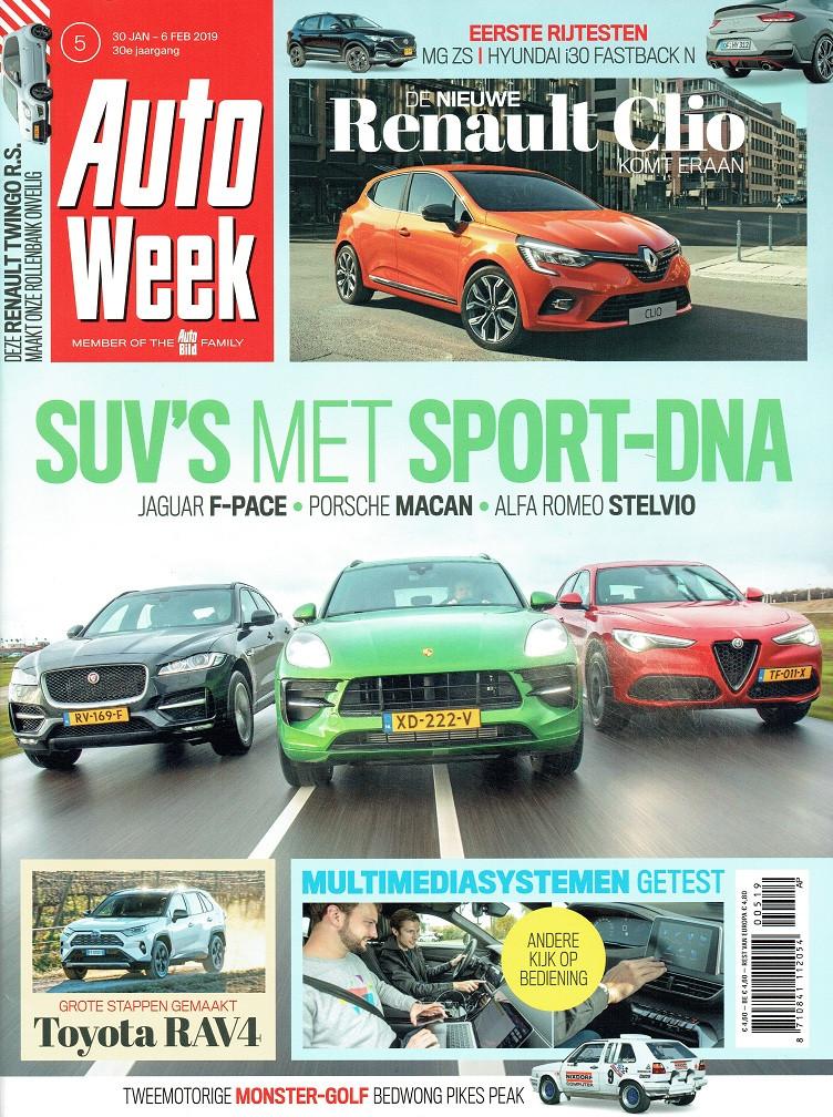 Autoweek 2019 nr. 5 (o.a. Jaguar F-Pace & Porsche Macan), Verzenden, Gelezen, Algemeen