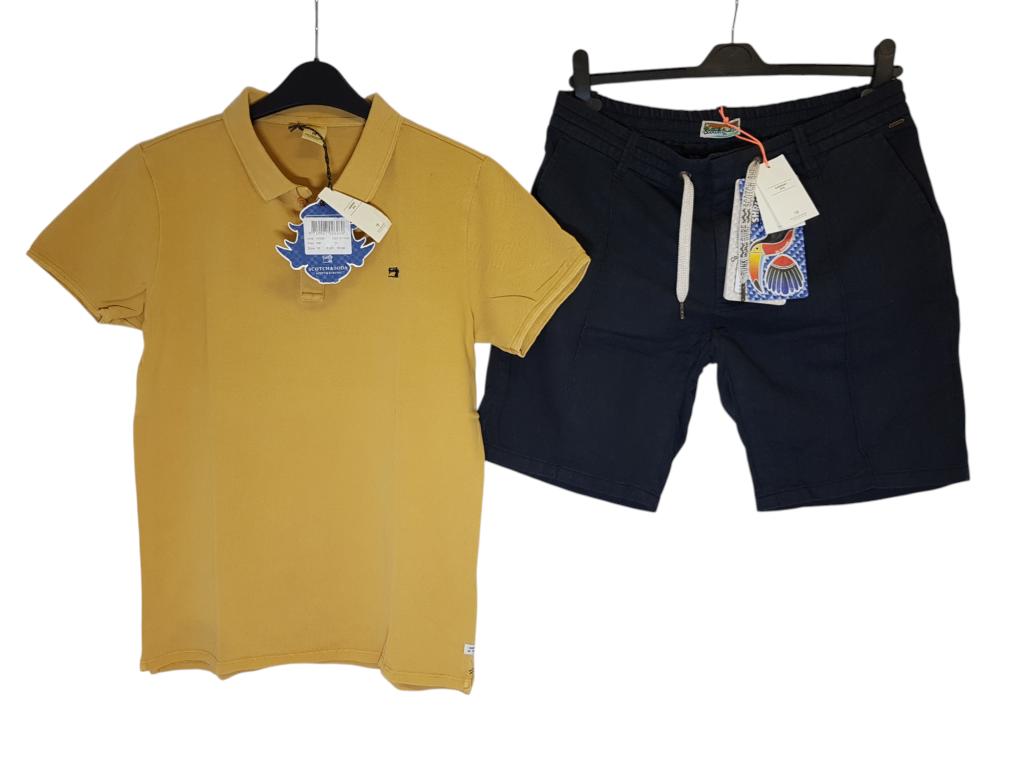 Prachtig mosterdgeel SCOTCH SHRUNK polo shirt maat 16/176., Verzenden, Scotch Shrunk, Zo goed als nieuw, Shirt of Longsleeve