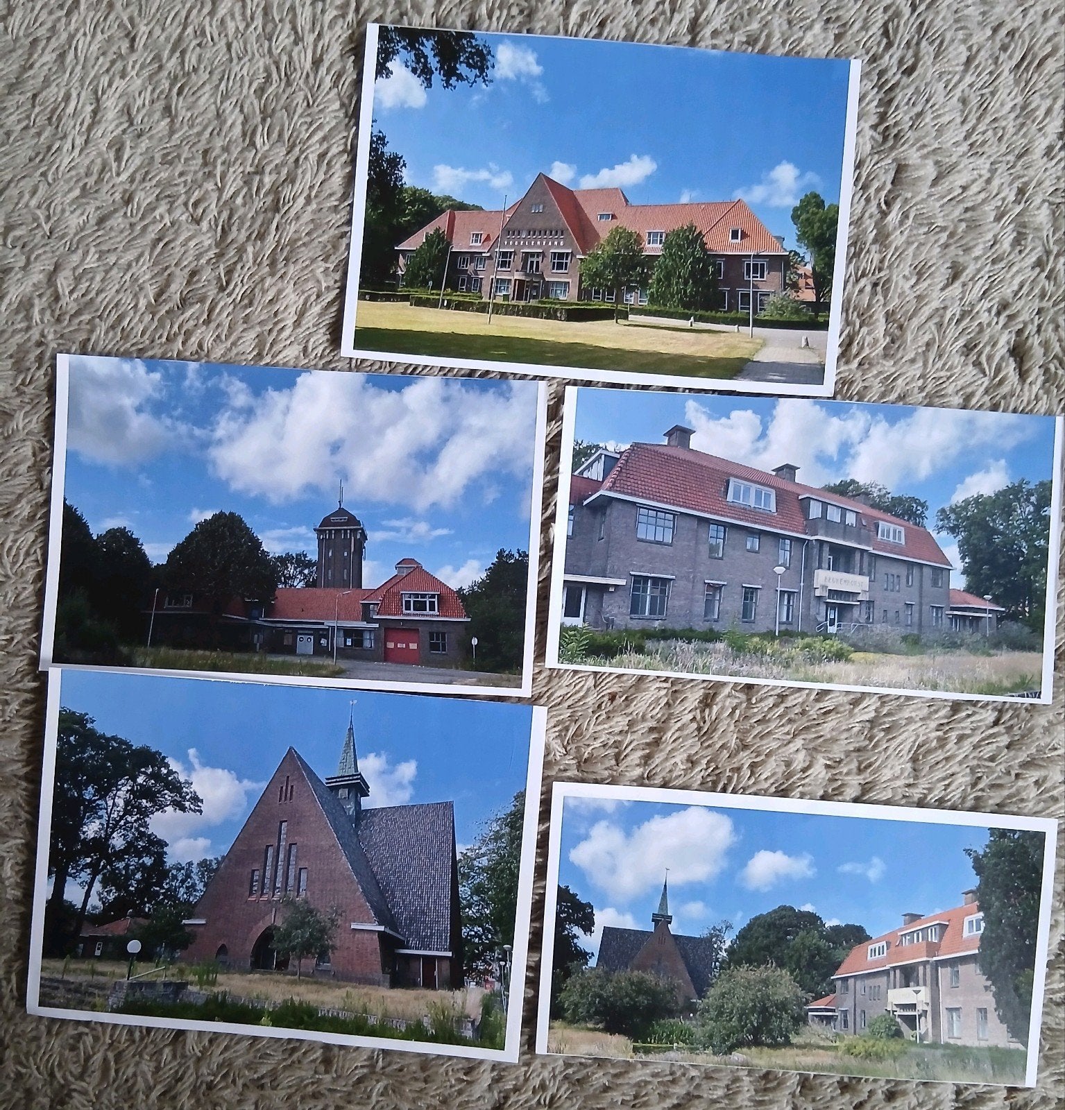 Set van 5 foto's Stichting Vogelenzang Bennebroek-A.T. Kraan, Antiek en Kunst, Ophalen of Verzenden