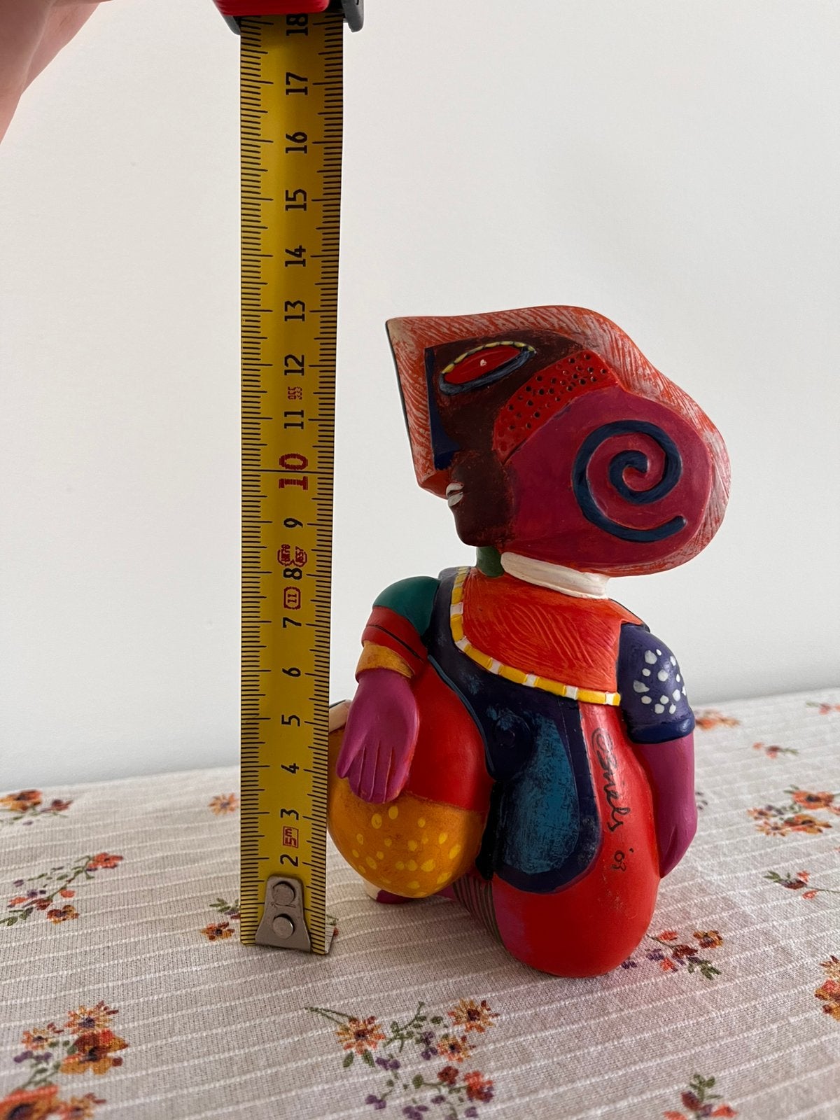 Clemens Briels "Statue of Liberality" uit 2003, Gesigneerd, Meerkleurig, Beeld, Ophalen of Verzenden