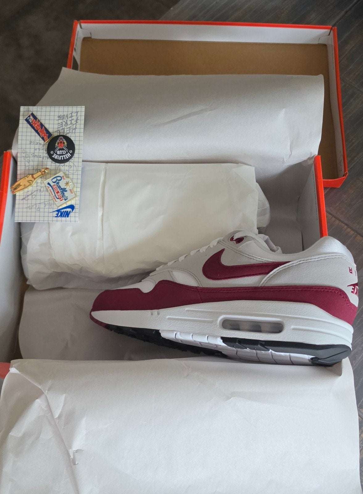 Nike Air Max 1 '87 ST SP Stranger Things - Nieuw  maat 42.5, Wit, Nike, Nieuw, Ophalen of Verzenden