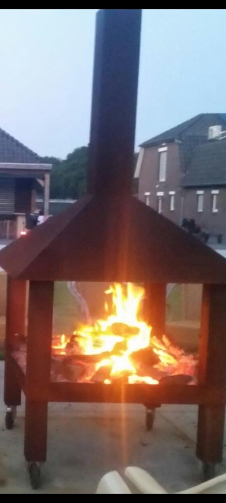 Vuurhaard groot cortonstaal, Ophalen, Zo goed als nieuw