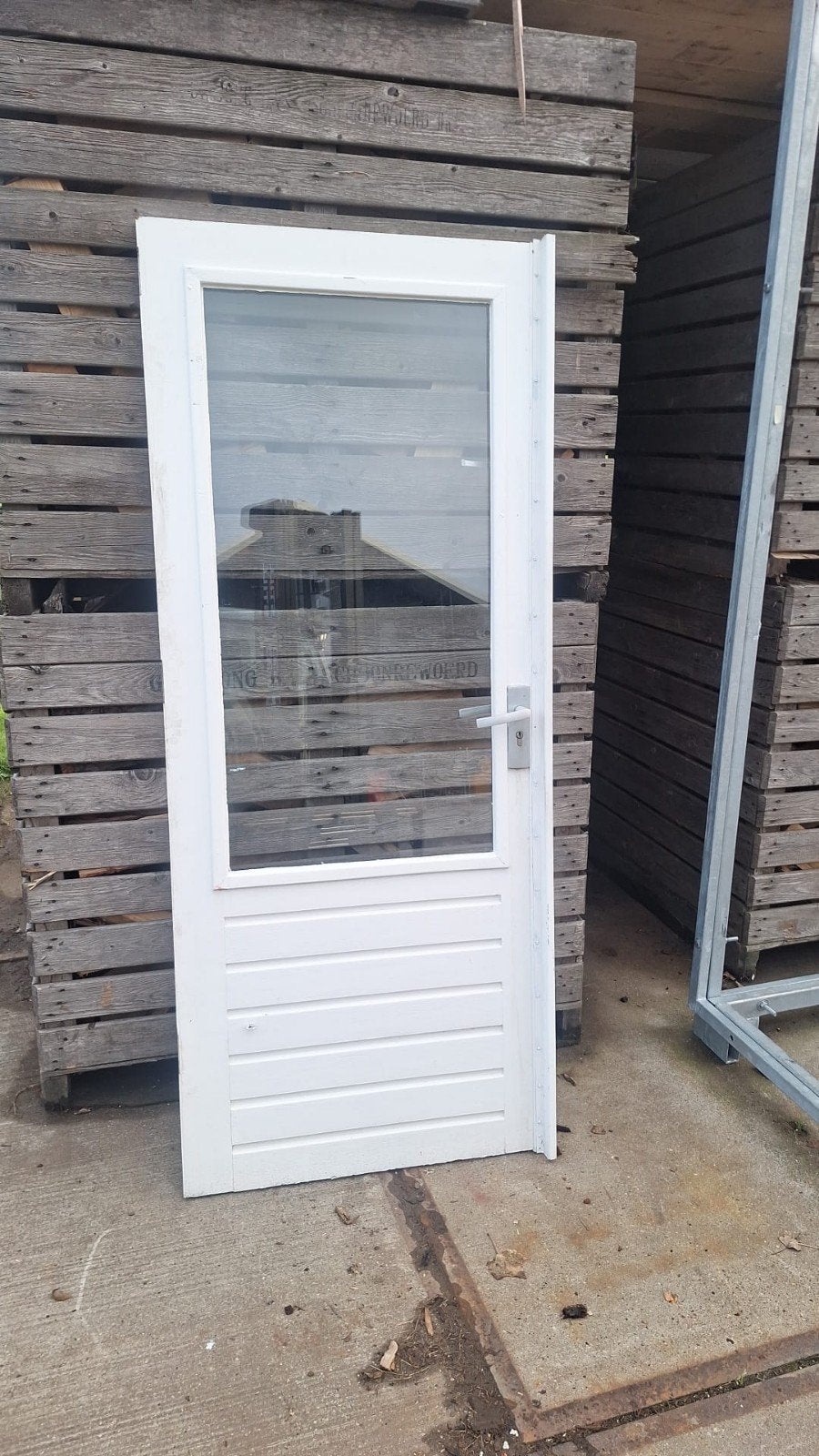 achterdeur, Tuin en Terras, Ophalen, Hout, Minder dan 3 meter, 1 tot 2 meter