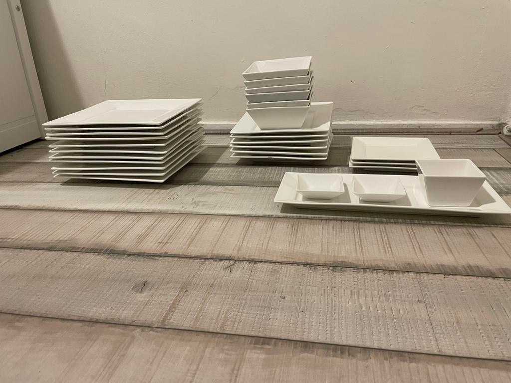 Servies set (30 delig), Huis en Inrichting, Keuken | Servies, Ophalen, Gebruikt, Overige stijlen, Aardewerk
