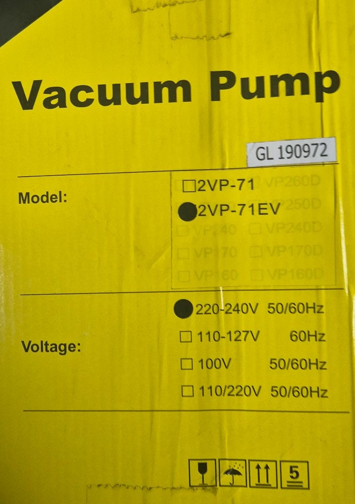Vacuum pomp Galax, Ophalen, Nieuw