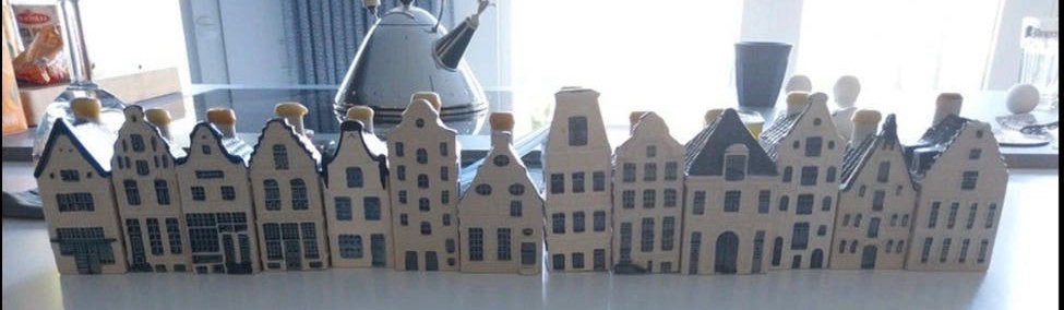 Bols KLM huisjes, Verzamelen, Ophalen, Gebruikt