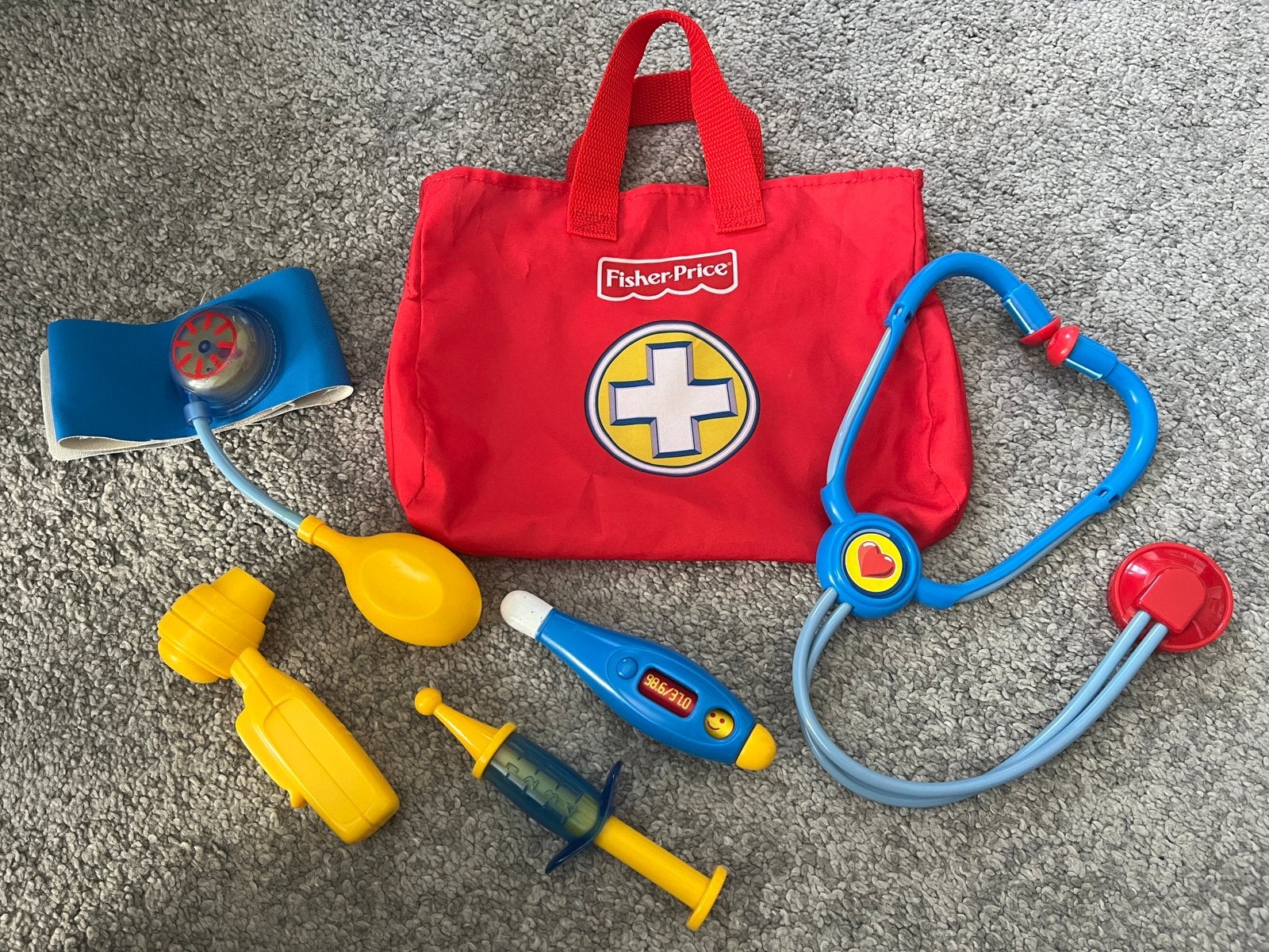 Fisher-Price doktersset, Ophalen of Verzenden, Gebruikt, Speelset