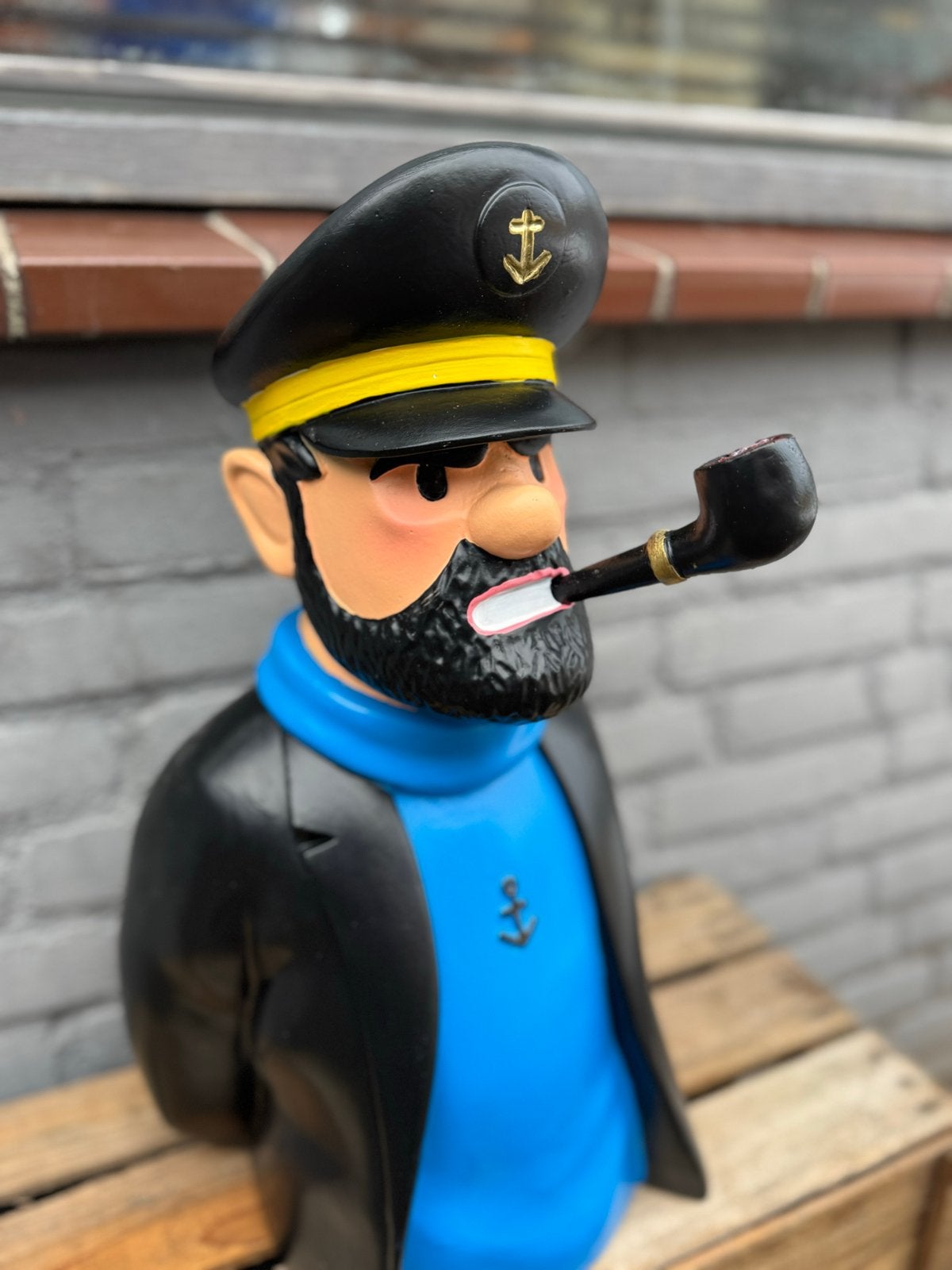 Buste van Kapitein Haddock - Kuifje, Verzamelen, Stripfiguren, Zo goed als nieuw, Beeldje of Figuurtje, Kuifje, Ophalen