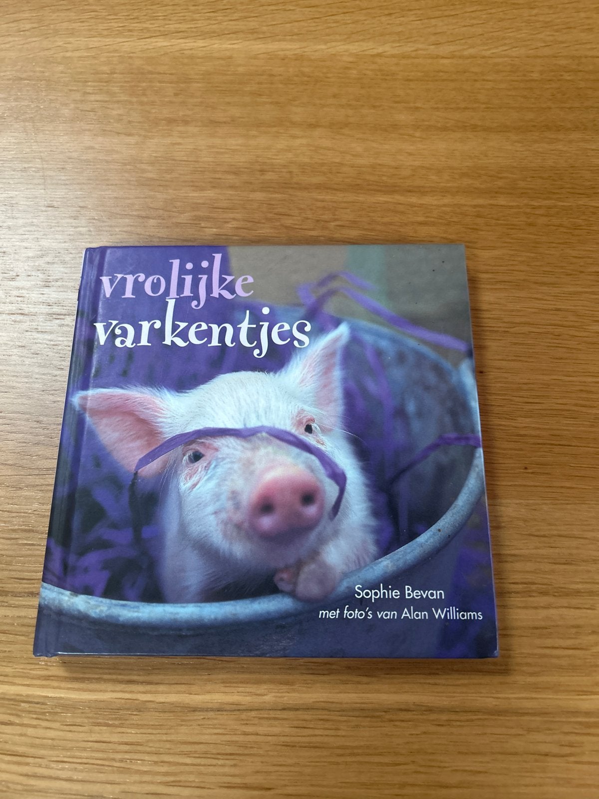 Vrolijke Varkentjes - Sophie Bevan (Kinderboek), Boeken, Dieren en Huisdieren, Ophalen of Verzenden, Zo goed als nieuw, Vee