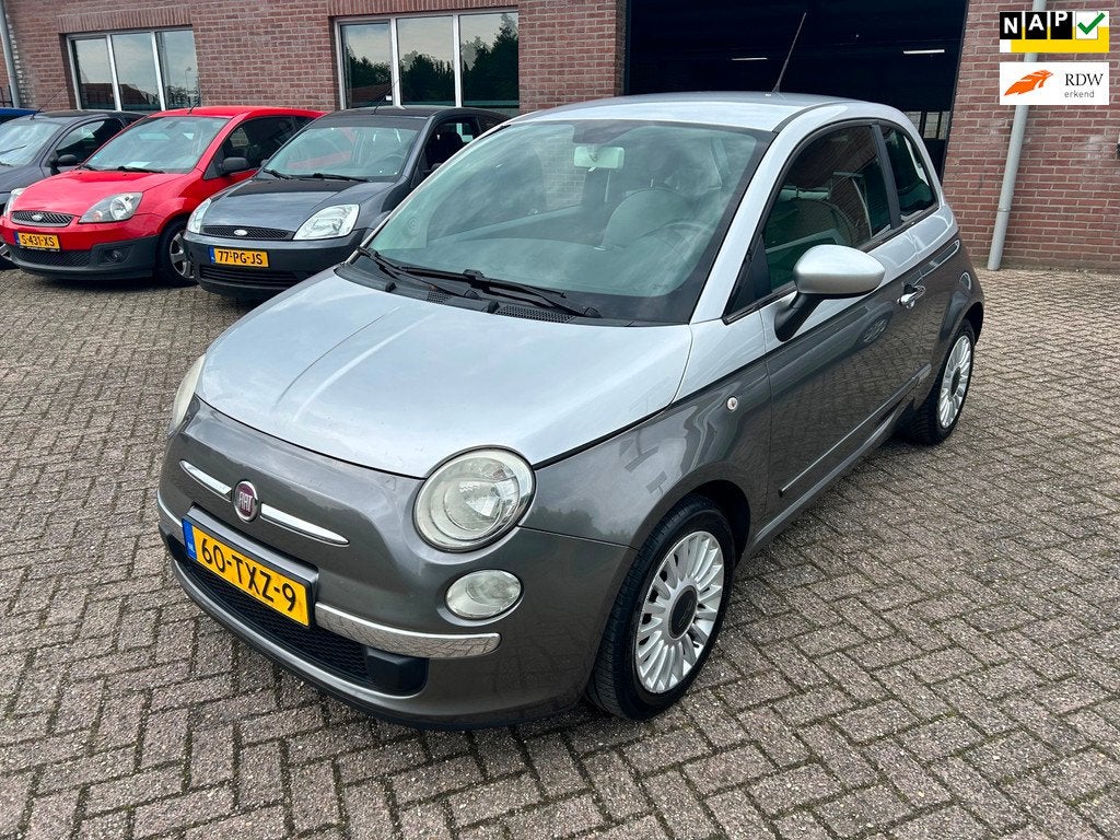 Fiat 500 1.2 Bicolore // Airco // APK 9-11-2026, Auto's, Fiat, Bedrijf, Te koop, ABS, Airbags, Airconditioning, Automatische klimaatregeling