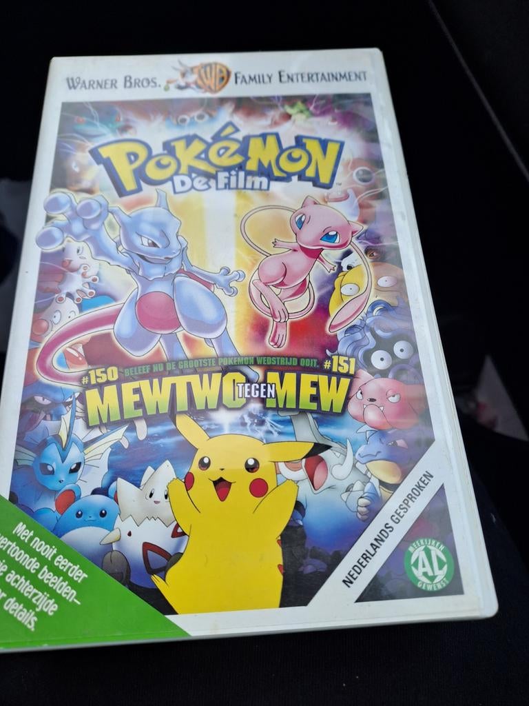 Pokémon De Film: Mewtwo Tegen Mew - VHS (Nederlands), Cd's en Dvd's, Alle leeftijden, Ophalen of Verzenden, Gebruikt, Actie en Avontuur