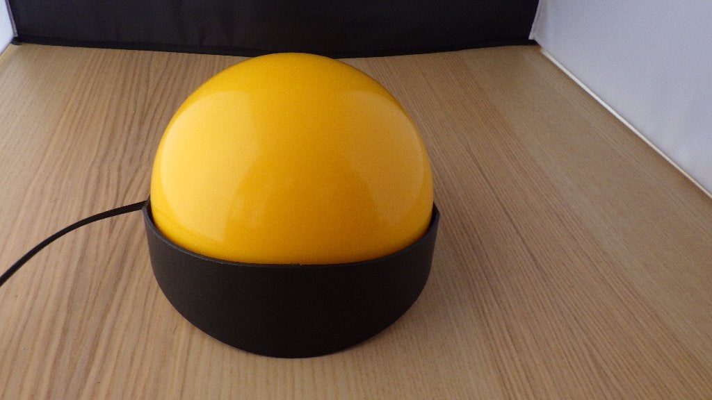 bijzondere helm- wandlamp door Lennart Centervall, jaren '70, Huis en Inrichting, Kunststof, Gebruikt, Meerkleurig, Overige merken