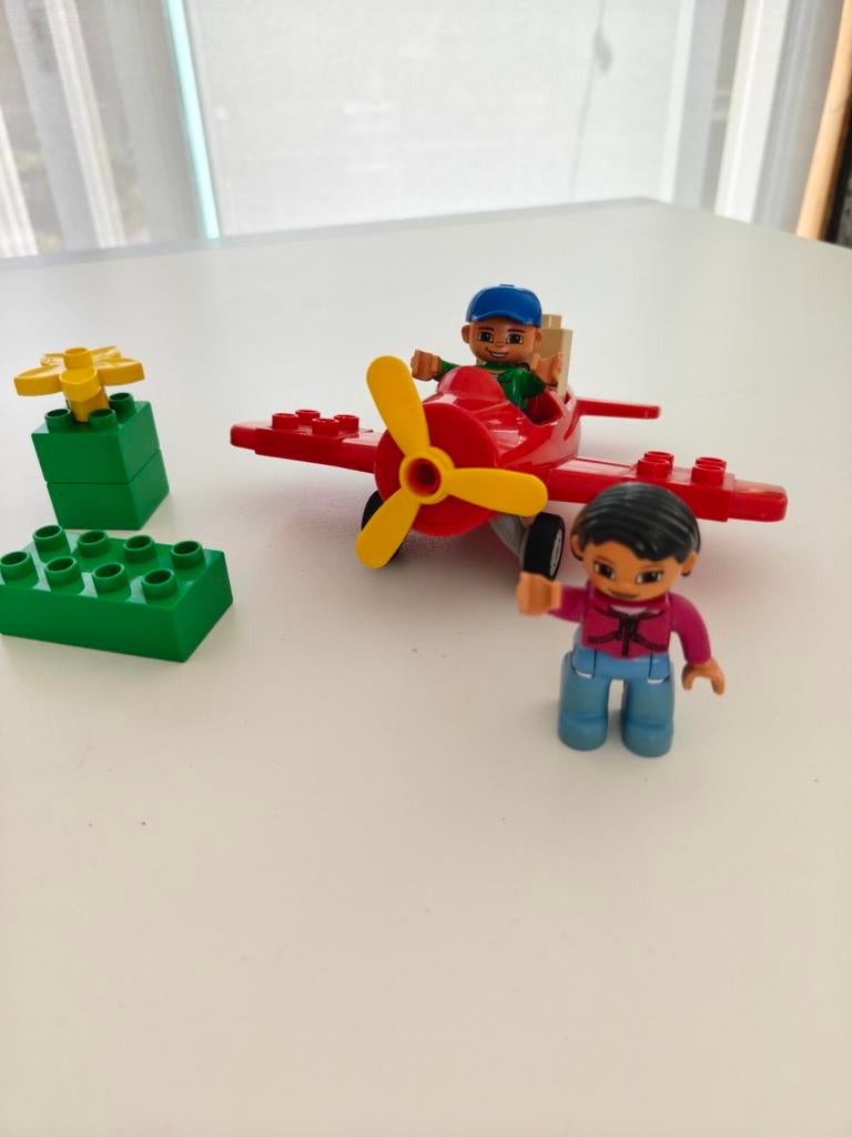 LEGO Duplo 5592 Vliegtuig met Piloot en Passagier, Kinderen en Baby's, Speelgoed | Duplo en Lego, Inclusief minifiguren, Gebruikt
