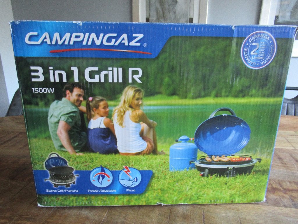 NIEUW in de doos. Campingaz 3 in 1 grill R 1500 W, Ophalen of Verzenden, Nieuw, Campingaz