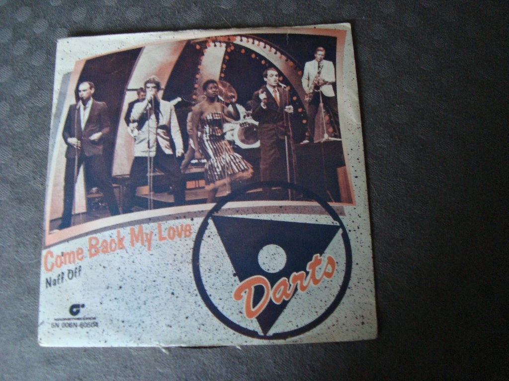 Darts- come back my love, Ophalen of Verzenden, Zo goed als nieuw, Pop, Single