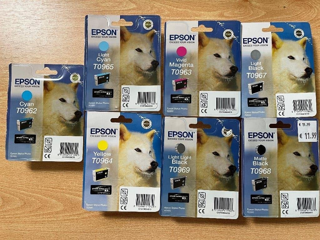 Epson inktcartridges printer Stylus Photo, Ophalen, Zo goed als nieuw, Cartridge, Epson