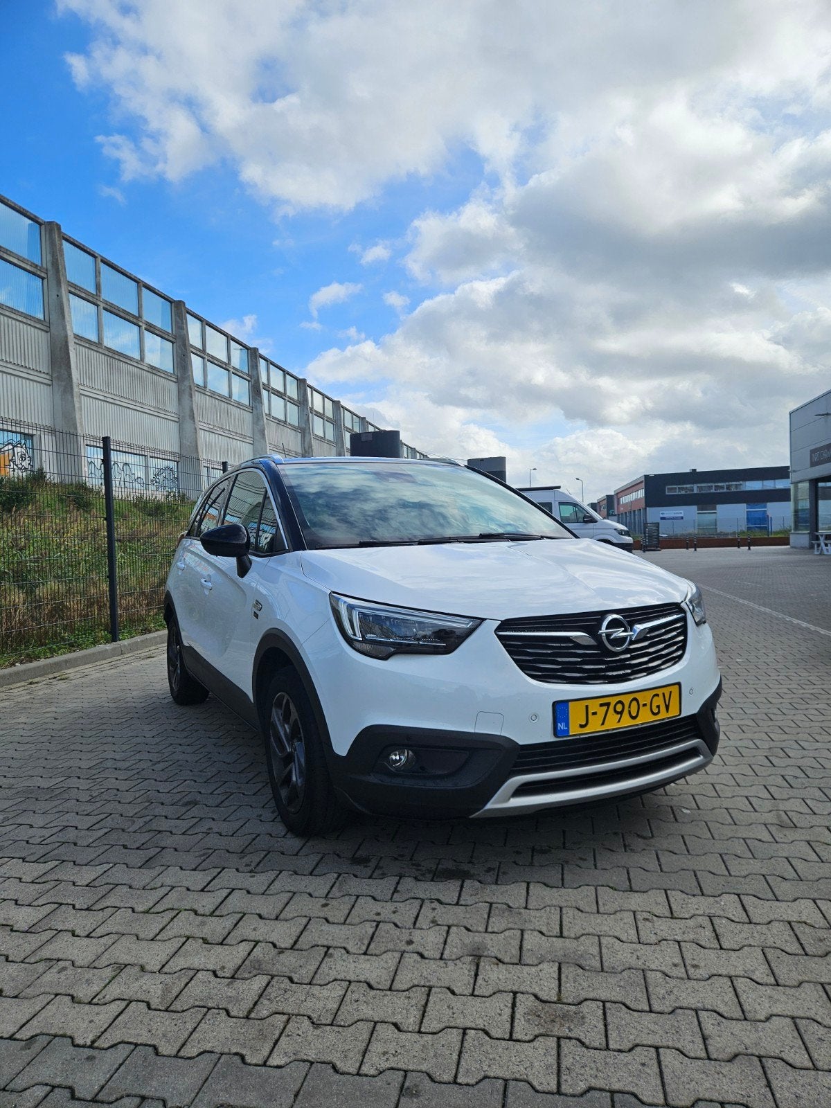 Opel Crossland X 2020 1.2 83pk Start/stop Wit, Auto's, Voorwielaandrijving, Stof, Zwart, 1199 cc