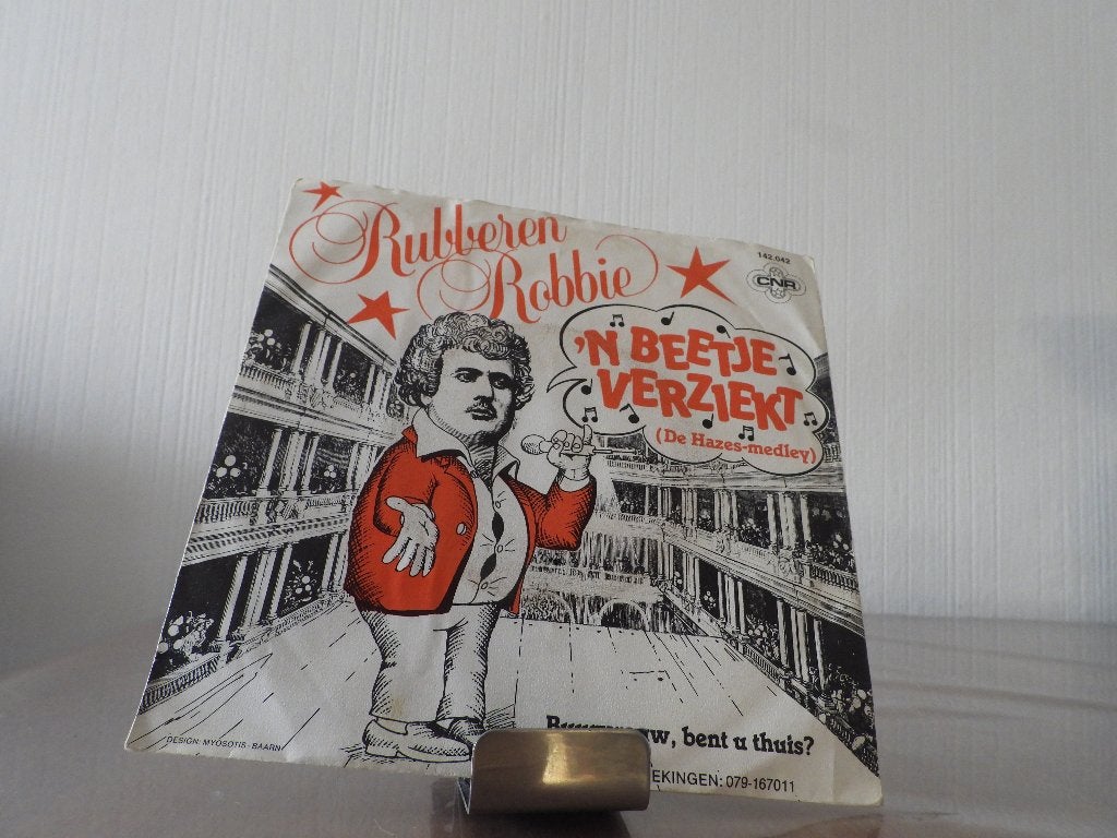 Rubberen Robbie – 'n Beetje Verziekt (De Hazes-Medley), Cd's en Dvd's, Vinyl Singles, Ophalen of Verzenden, Gebruikt, Pop
