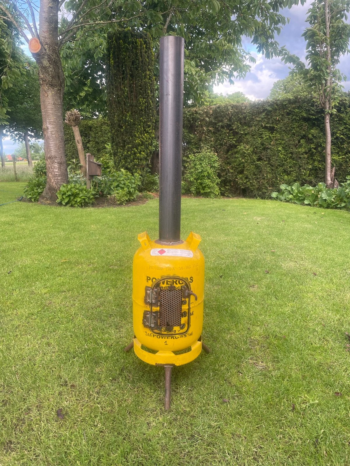 tuinkachel terraskachel houtkachel terrashaard gasfleskachel, Ophalen, Nieuw
