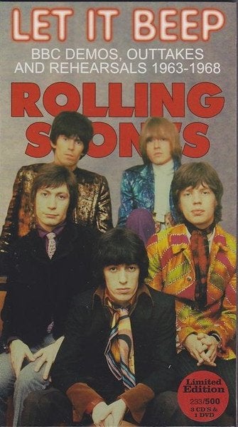 The Rolling Stones Dvd/3 Cd Box Set Let It Beep., Cd's en Dvd's, Boxset, Ophalen of Verzenden, Zo goed als nieuw, Inclusief boekje