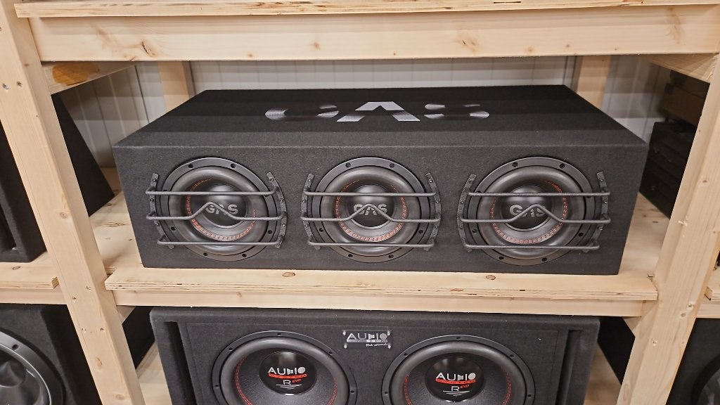 GAS MAX B1-38 3 x 8 inch 1500W RMS Subwoofer 3x8'', Info@optimount.nl, Nieuw, Ophalen of Verzenden, Anholtseweg 48A 7091 HB DINXPERLO
