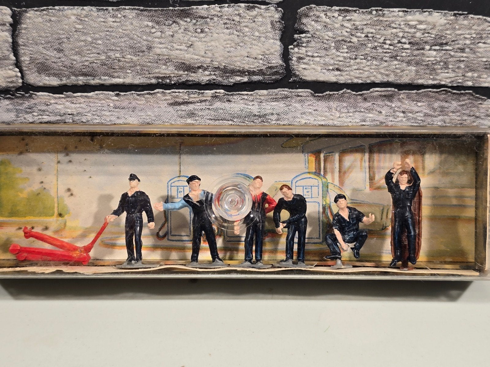 Merten werkplaatspersoneel poppetjes HO spoor 1:87, Overige merken, Gelijkstroom of Wisselstroom, Brug, Tunnel of Gebouw, Nieuw