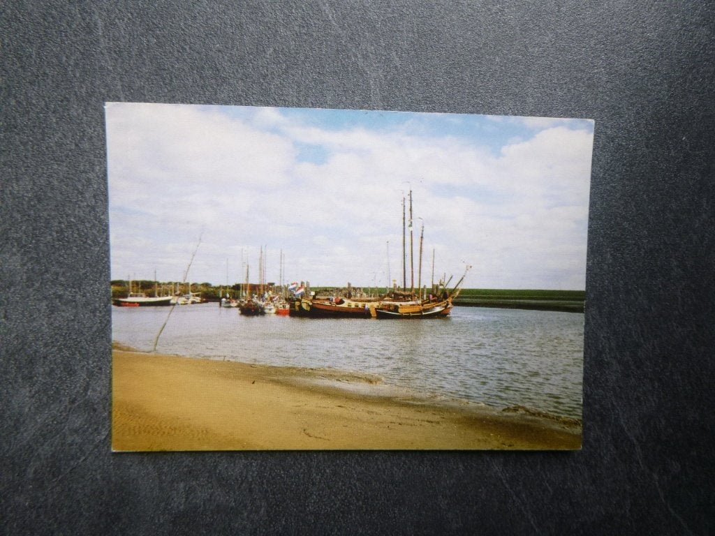 Ameland, jachthaven bij Nes/boten 1989, Verzenden, 1980 tot heden, Gelopen, Waddeneilanden