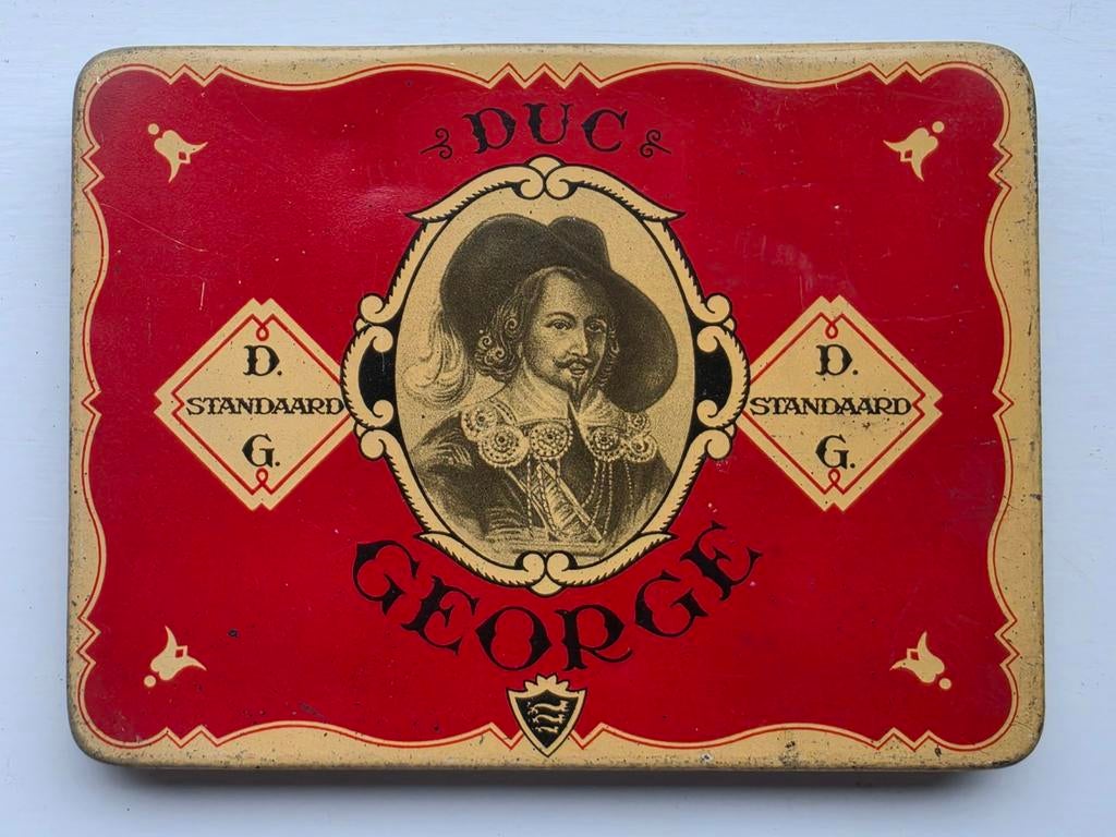 Duc George Standaard sigaren blik Gebr Brazelmans Zeelst, Ophalen of Verzenden, Gebruikt, Overige