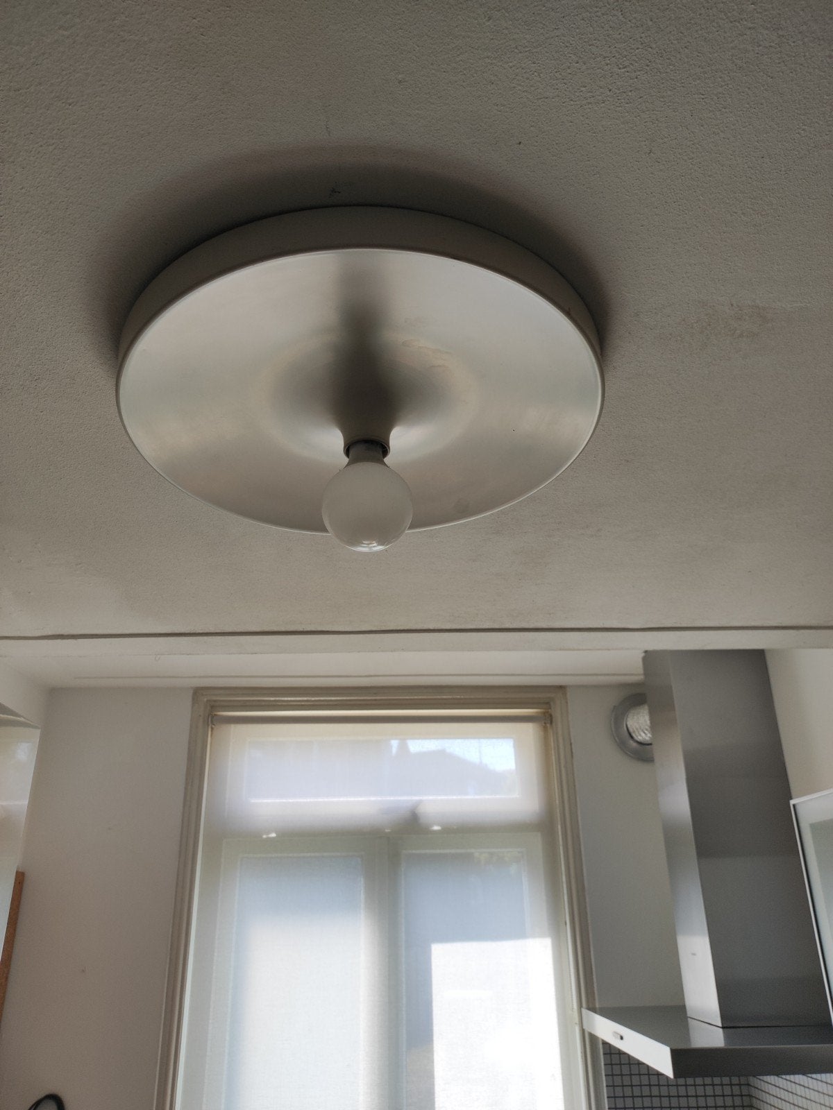 Charlotte Perriand plafondlamp, Huis en Inrichting, Ophalen of Verzenden, Gebruikt, Metaal, Modern, Minimalistisch, Charlotte Perriand stijl