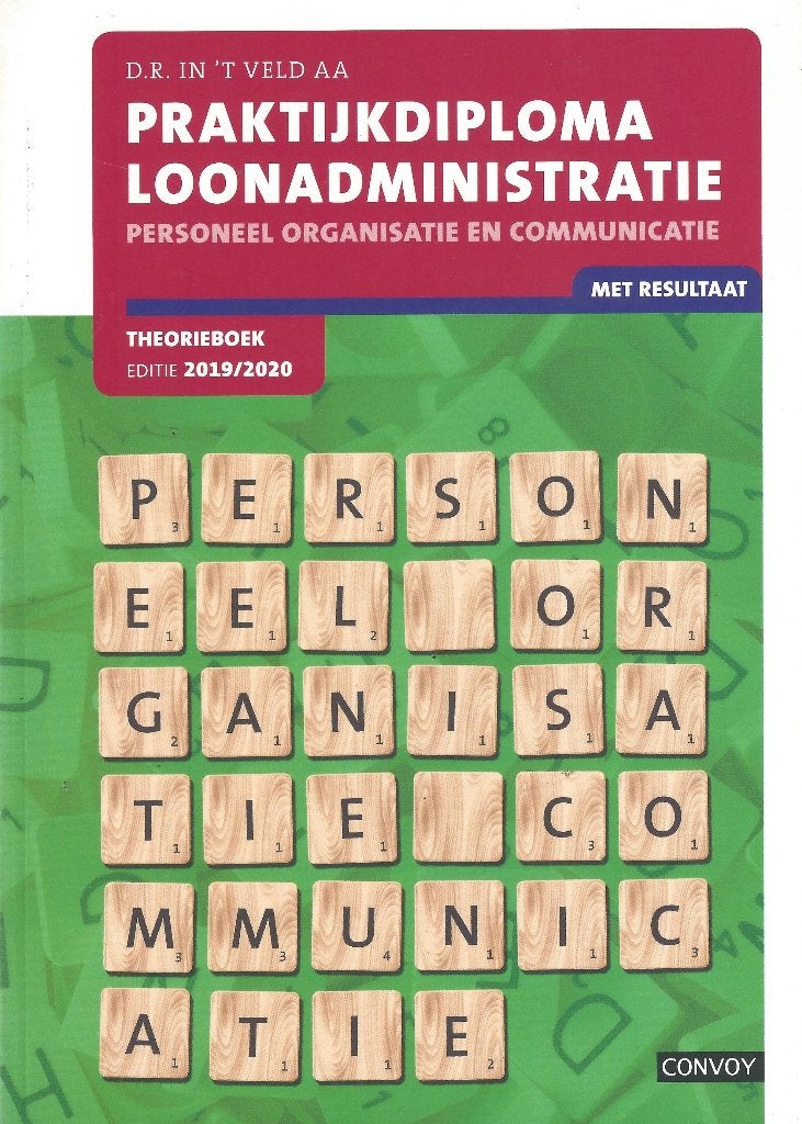 PDL Personeel Organisatie Communicatie., Ophalen of Verzenden, Alpha, Nieuw, MBO