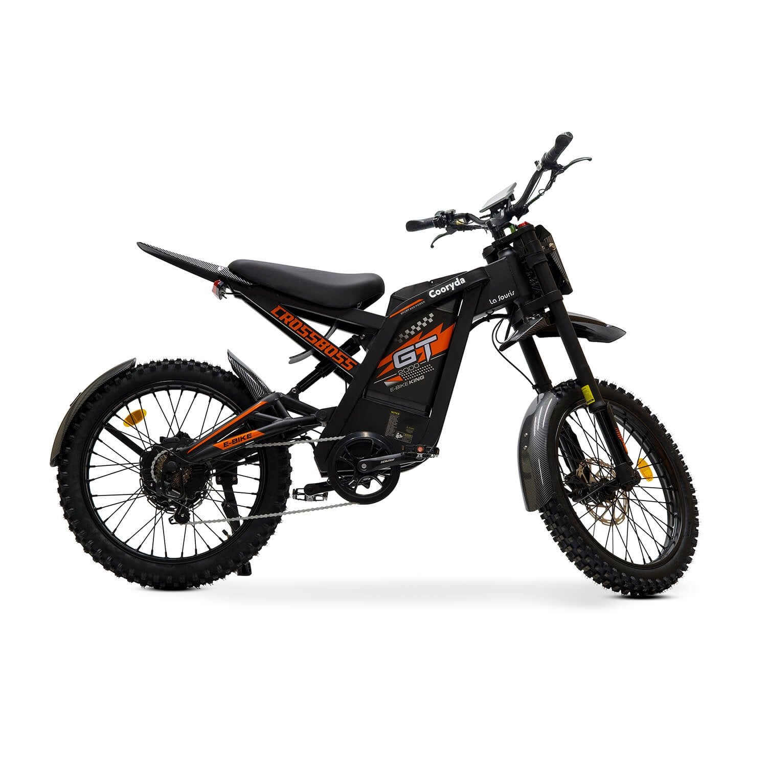 CrossBoss GT2000 Orange E-Bike - spinternieuw, Zo goed als nieuw, 51 tot 55 cm, 50 km per accu of meer, Ophalen