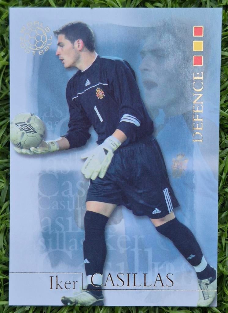 Futera, Iker Casillas - Spanje, 2004, Ophalen of Verzenden, Zo goed als nieuw, Buitenlandse clubs, Poster, Plaatje of Sticker