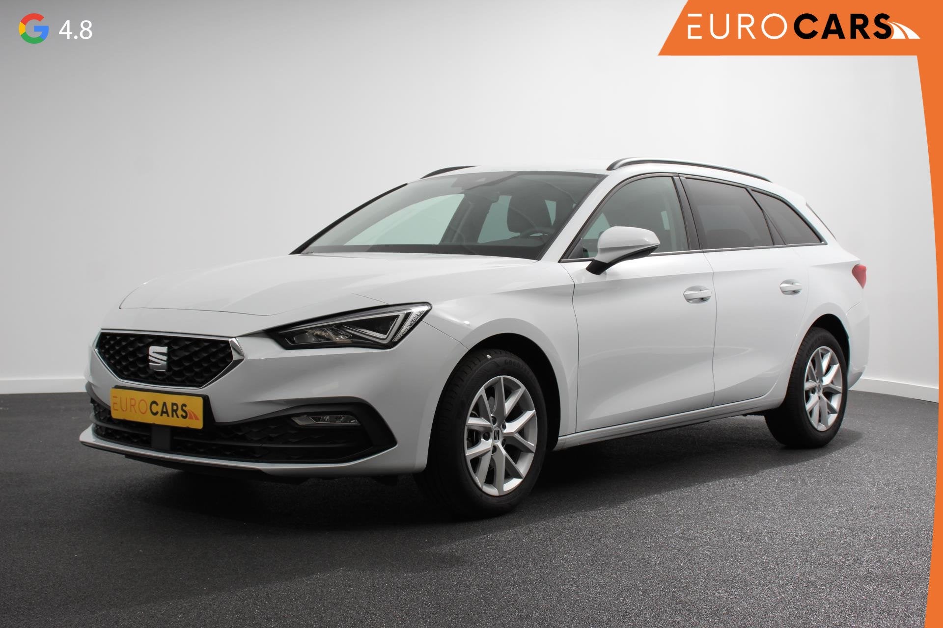 SEAT Leon Sportstourer 1.0 TSI Style Nieuw Type ! Navigatie, Stof, Leon, Wit, Handgeschakeld