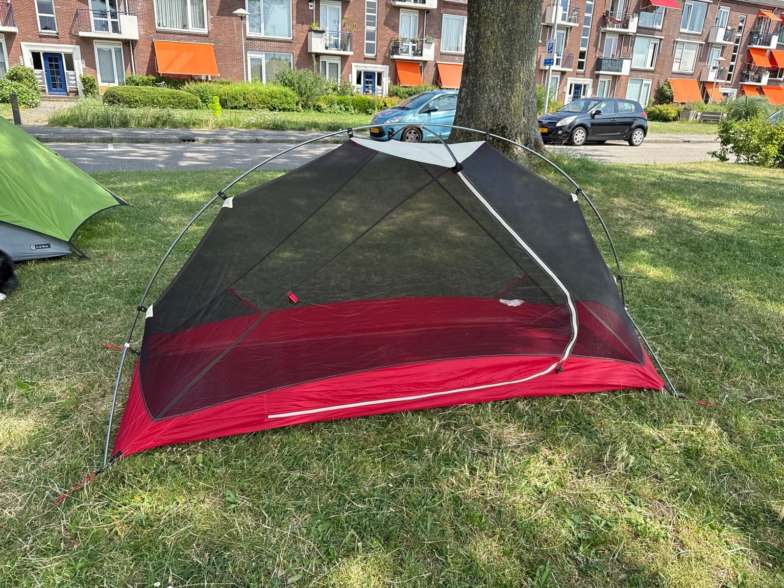 MSR Hubba 1 Persoons Tent - Lichtgewicht en Compact, Ophalen of Verzenden, Gebruikt, Tot en met 2