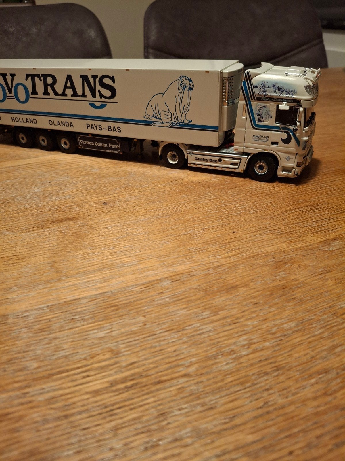 WSI DAF met koeltrailer ., Ophalen of Verzenden, Zo goed als nieuw, Bus of Vrachtwagen, Wsi