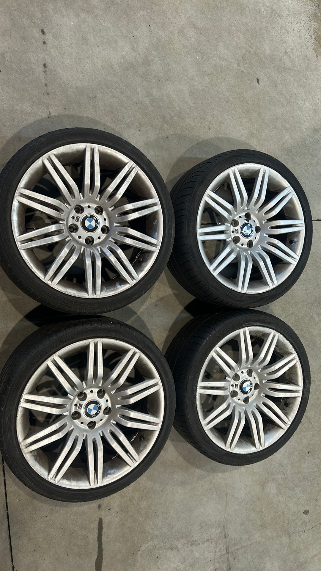 BMW E60/61 19 inch Frankfurt (imitatie) velgen, Auto-onderdelen, Banden en Velgen, 19 inch, 245 mm, Banden en Velgen, Ophalen of Verzenden