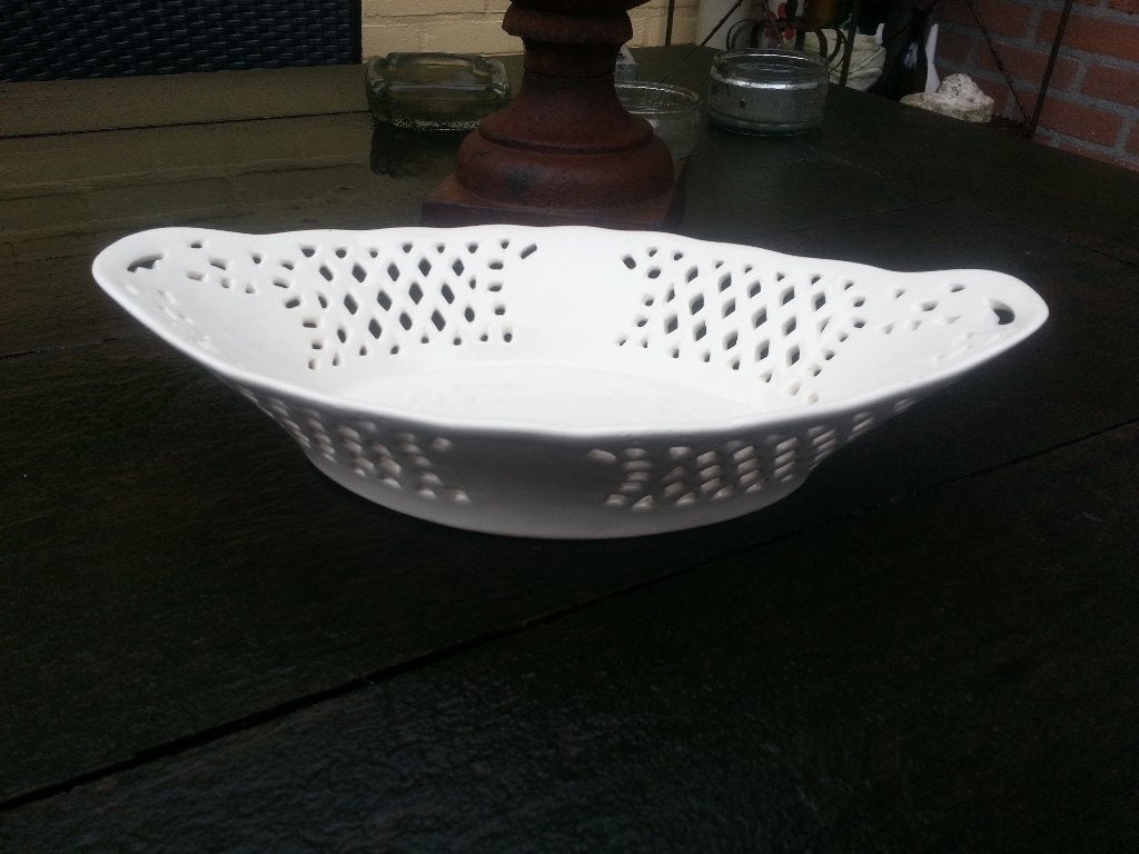 Brocante ajourschaaltje, Antiek en Kunst, Curiosa en Brocante, Ophalen of Verzenden