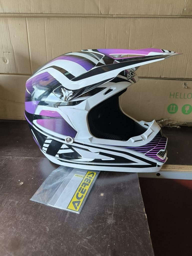 Acerbis motorcross helm maat L nieuw, Motoren, Kleding | Motorhelmen, Ophalen of Verzenden, Nieuw met kaartje, Overige merken