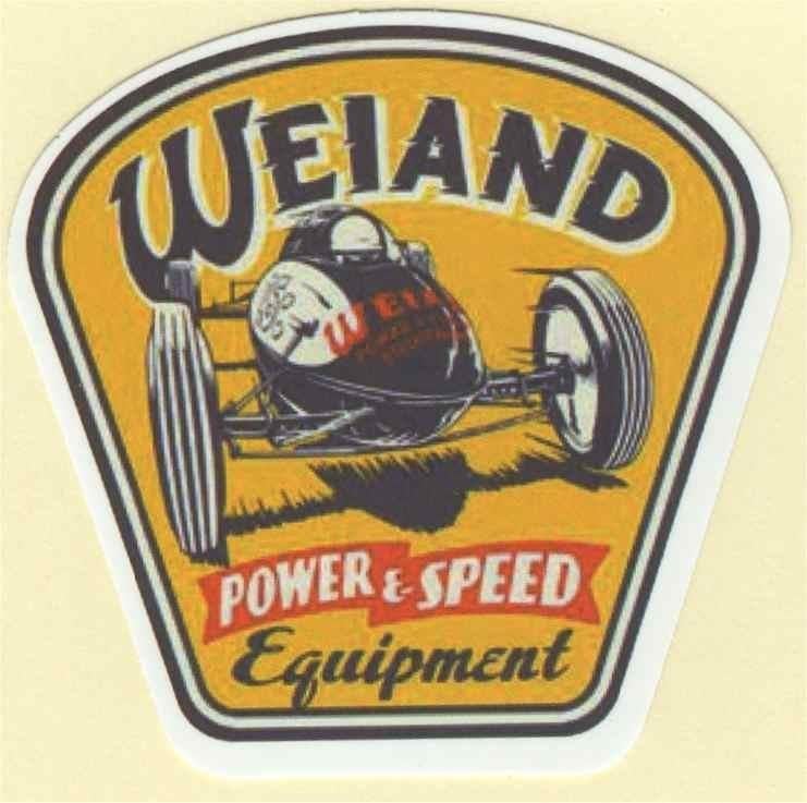Weiand Power Speed Equipment sticker, Verzenden, Nieuw, Bedrijf of Vereniging
