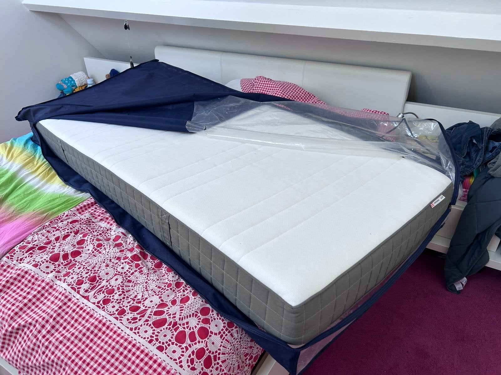 IKEA Morgedal matras 90x200 cm, vlekvrij, gratis af te halen, 90 cm, Eenpersoons, Ophalen of Verzenden, Zo goed als nieuw