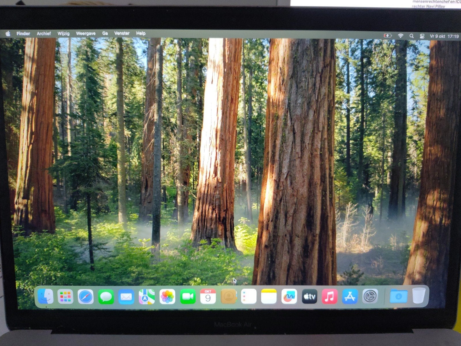 Macbook Air 9,1 2020 i7 16 GB RAM en 256GB SSD, Computers en Software, Ophalen, Gebruikt, Qwerty, 13 inch