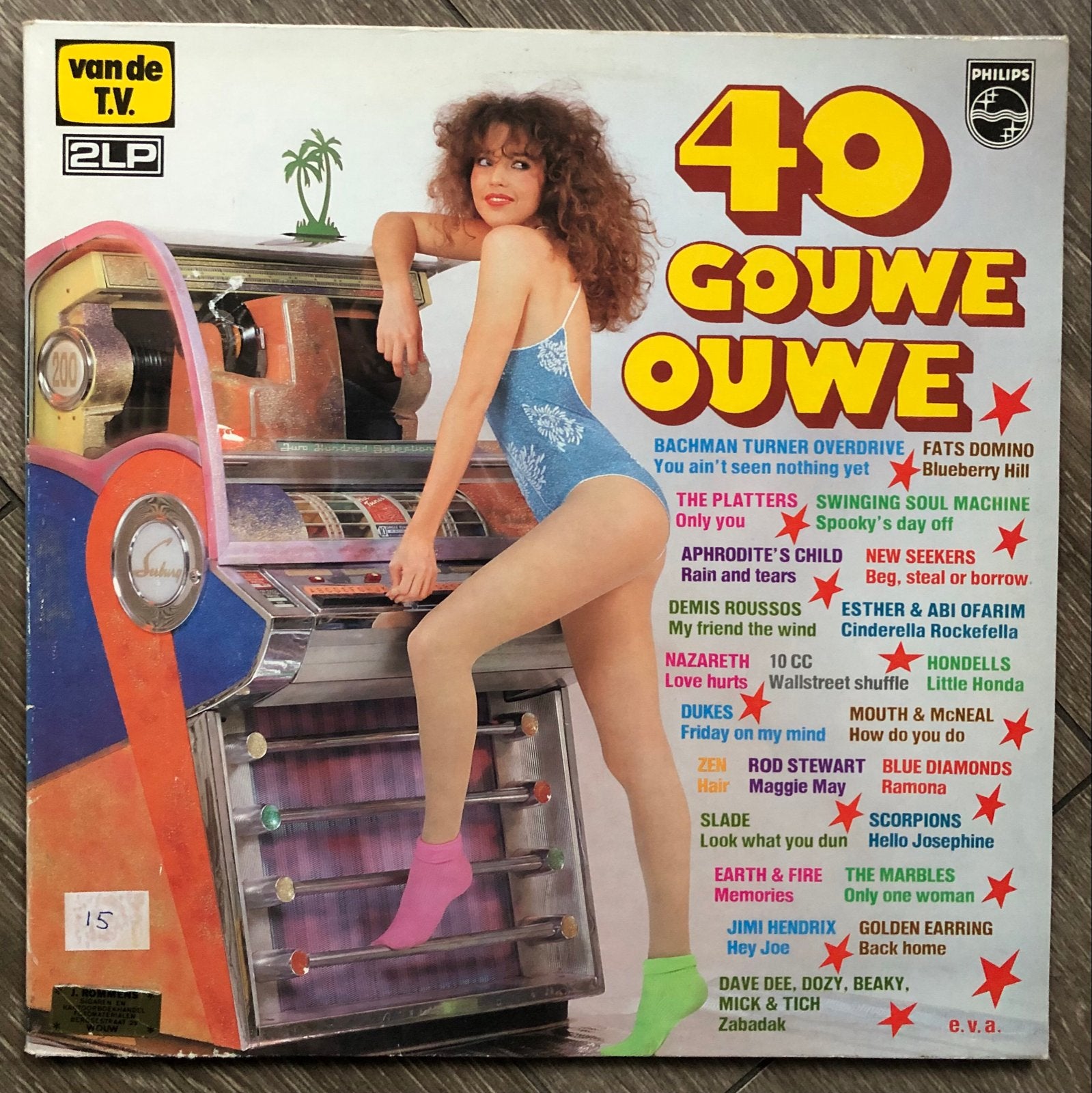 2-LP: 40 Gouwe Ouwe - Diverse Artiesten, Cd's en Dvd's, Gebruikt, Ophalen of Verzenden, Dubbel-LP, Pop