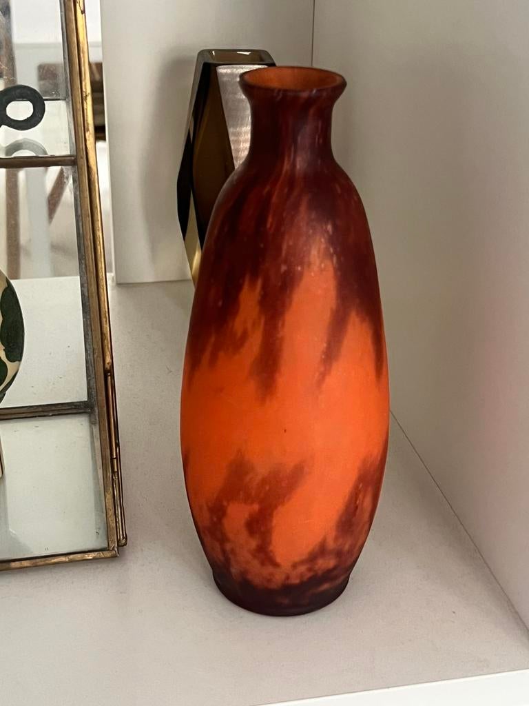 MULLER FRERES Vase, Ophalen of Verzenden