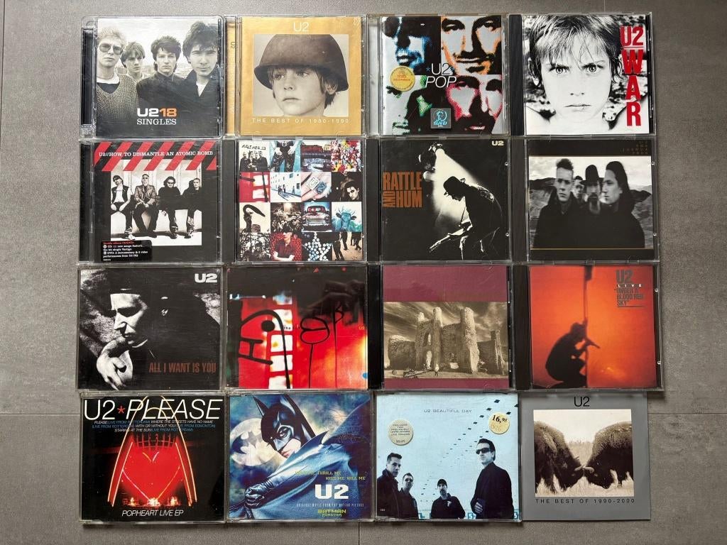 U2 19xcd- Pop, 18 S, War, Best,Dismantle,Rattle, Please, Fly, Ophalen of Verzenden, Zo goed als nieuw, Poprock