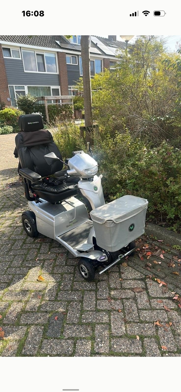 quingo toura 2 scootmobiel weinig km, Ophalen, 16 km/u of meer, 46 km of meer, Quingo