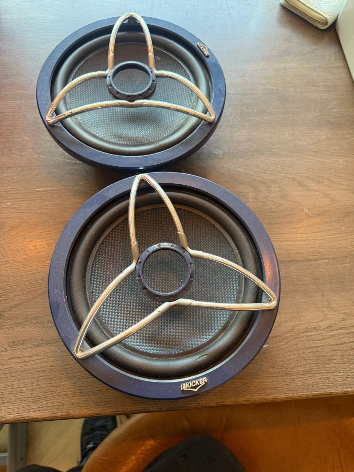 Kicker ssmb8 speakers, Auto diversen, Ophalen, Gebruikt