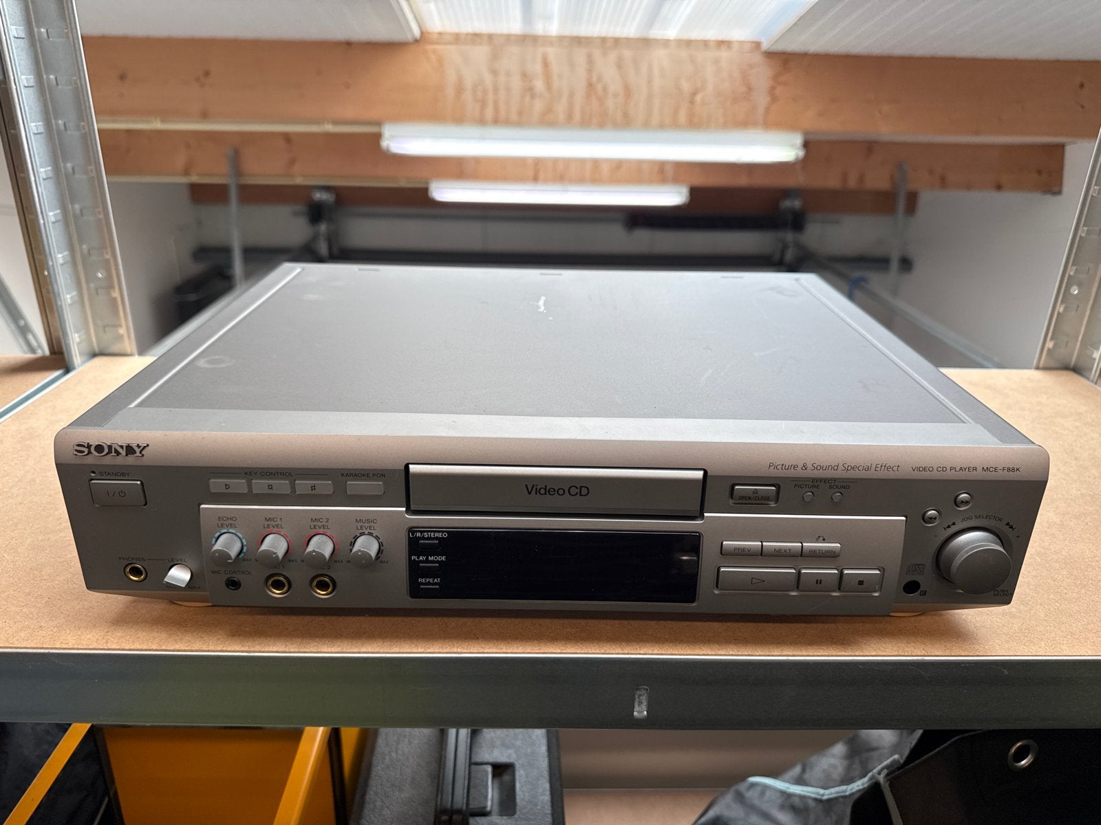 Sony Video CD Speler MCE-F88K - Vintage Video CD Speler, Ophalen of Verzenden, Gebruikt, Overige typen