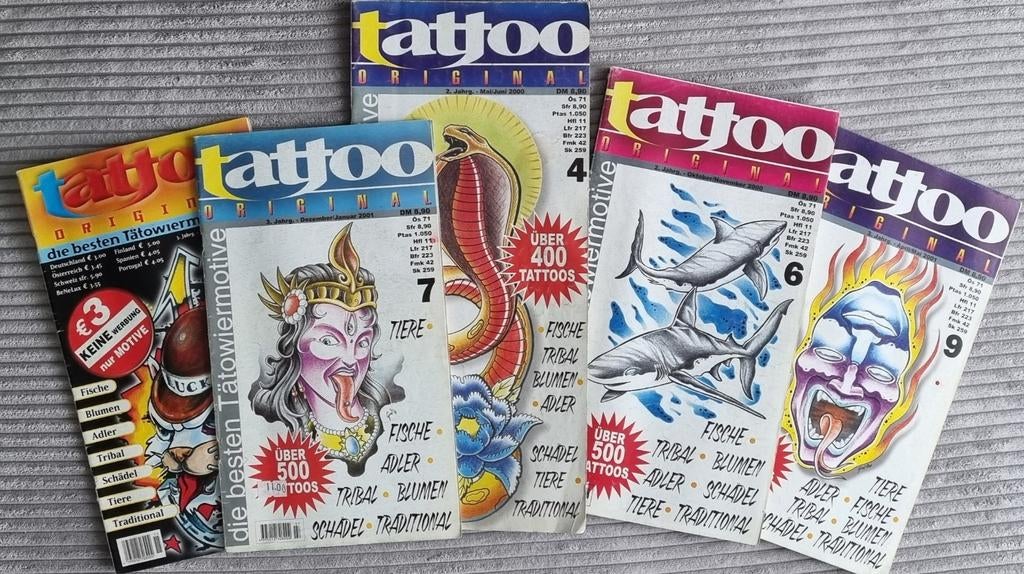 Tattoo boeken 46 stuks, Ophalen of Verzenden
