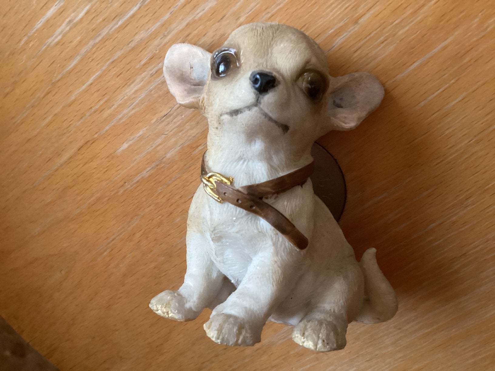 Chihuahua hoog 8 cm, Verzamelen, Ophalen of Verzenden, Zo goed als nieuw, Dier